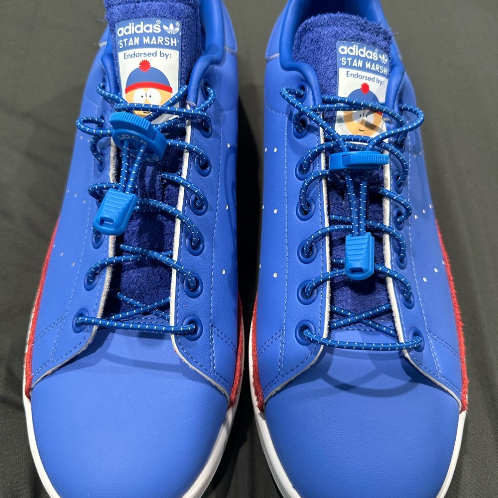 Adidas Blue and Red Character Sneakers